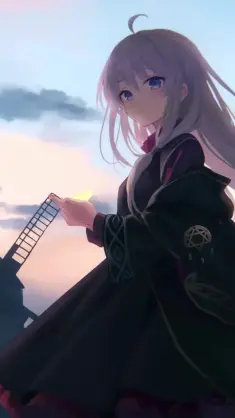 Journey of Elaina (Wandering Witch) animated wallpaper download