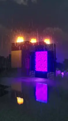 Portal in Minecraft live wallpaper download