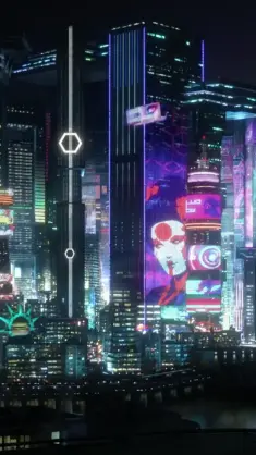 Night City live wallpaper download