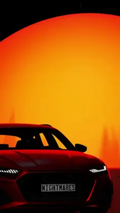 Audi RS 7 Sportback Under the Rain animated wallpaper download