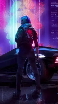 Neon Cityscape Cyberpunk live wallpaper download