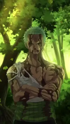 Zoro in the Forest live wallpaper download