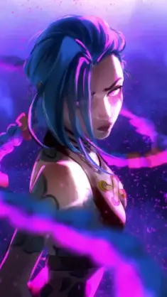 Jinx's Arcane Shadows live wallpaper download
