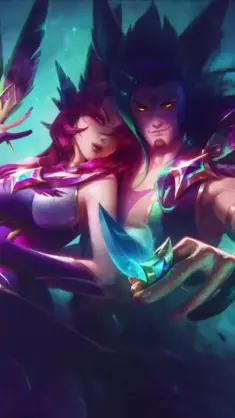 Star Guardian Xayah & Rakan live wallpaper download