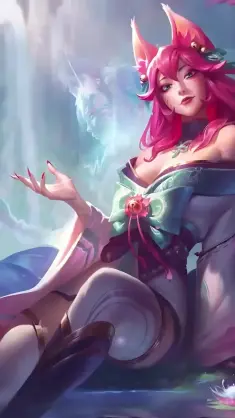 Spirit Blossom Ahri (LoL) live wallpaper download