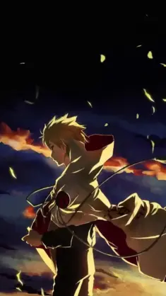 Minato Standing in Cloak (Naruto) live wallpaper download