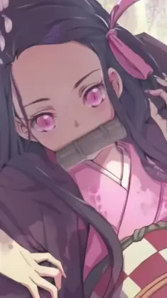 Nezuko Kamado Under the Purple Wisteria live wallpaper download