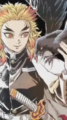 Kyojuro Rengoku With Raven live wallpaper download