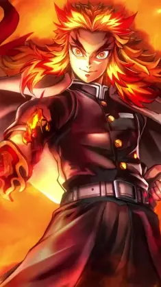 Majestic Flame Hashira Rengoku live wallpaper download