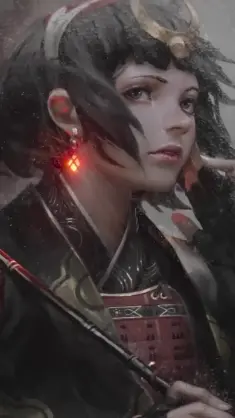 Samurai Girl Warrior live wallpaper download