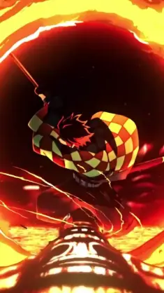 Tanjiro: Circle of Fire live wallpaper download