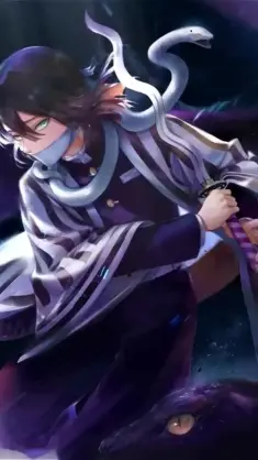 Serpentine Warrior Obanai Iguro live wallpaper download