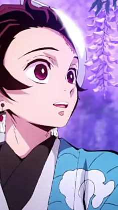 Tanjiro in a a Wisteria Forest (Demon Slayer) live wallpaper download