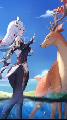 Celestial Summoner Shenhe live wallpaper download