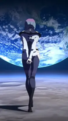 Lucy Going on the Moon (Cyberpunk Edgerunners) live wallpaper download