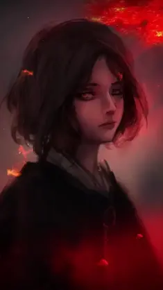 Melina Near the Burning Tree live wallpaper download
