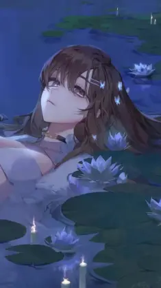 Girl in Water live wallpaper download