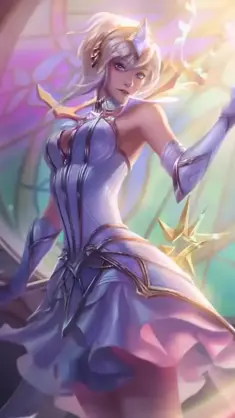 Elementalist Lux in Majestic Pose (League of Legends) live wallpaper download