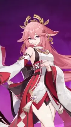 Yae Miko's Electro Enchantment live wallpaper download