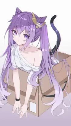 Catgirl Keqing live wallpaper download
