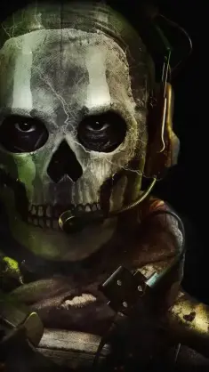 Ghost Modern Warfare live wallpaper download