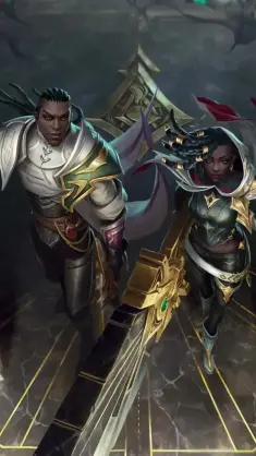 LUCIAN AND SENNA FROM League of Legends live wallpaper download
