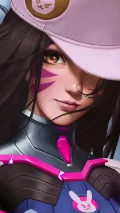 DVA Wearing Pink Suit and Cap live wallpaper download