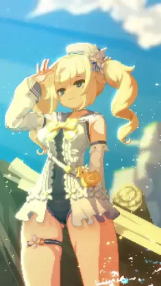Barbara Genshin Impact (Pixel Art) live wallpaper download