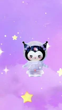 Kuromi in Space (Hello Kitty) live wallpaper download