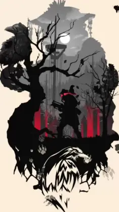 Bloodhound in Forest live wallpaper download