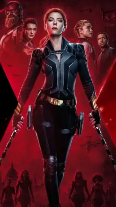 Enigmatic Black Widow live wallpaper download