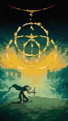 Elden Ring Pixel Art live wallpaper download