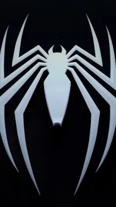 Spider-Man Black Logo live wallpaper download