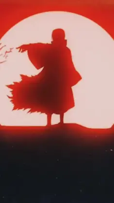 Itachi in Front of the Moon live wallpaper download