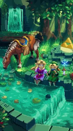 Zelda Waterfall Stream live wallpaper download