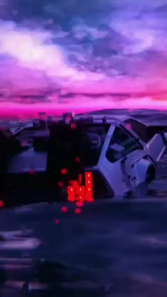 Car Drifting on Shore live wallpaper download
