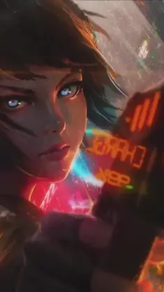 Anime Girl With Gun live wallpaper download
