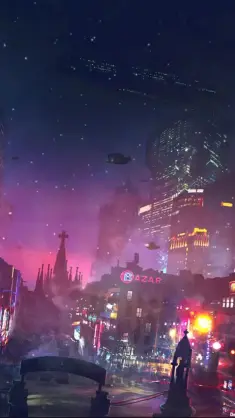 Futuristic Metropolis live wallpaper download