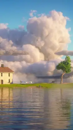 House on Island (Spirited Away) live wallpaper download