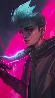 SAMURAI With Katana (Cyberpunk 2077) live wallpaper download