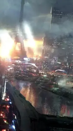 Futuristic Paris Cityscape live wallpaper download