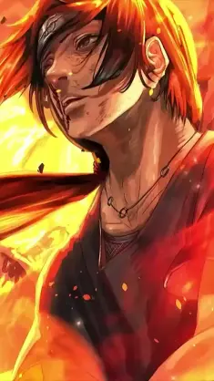 Itachi Uchiha in Fire live wallpaper download
