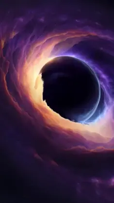 Black Hole in Nebula live wallpaper download