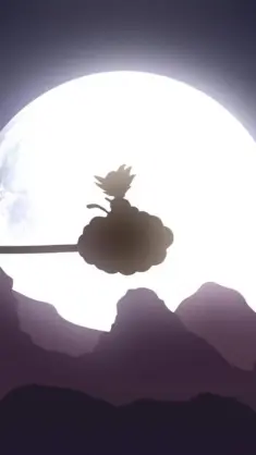 Kid Goku on Kintoun live wallpaper download