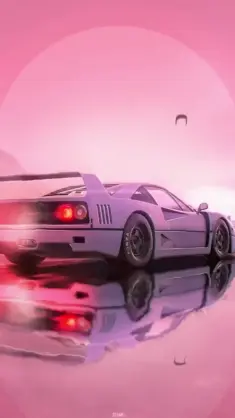 Aesthetic Ferrari F40 (Forza Horizon) live wallpaper download