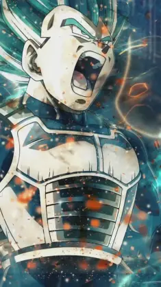 Blue VEGETA From DRAGON BALL live wallpaper download