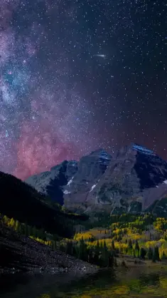 Mountain and Starry Sky live wallpaper download