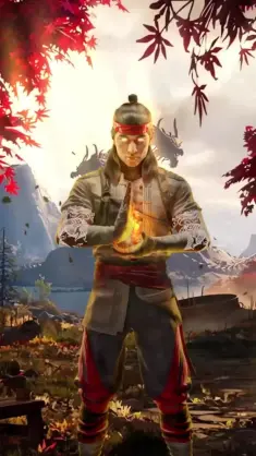 Fire God Liu Kang live wallpaper download