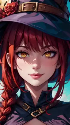 Makima on Halloween live wallpaper download