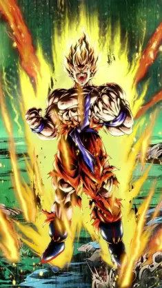 Fighting Angry Goku Super Saiyan live wallpaper download